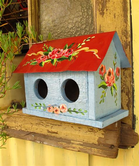 casitas para pajaritos de madera